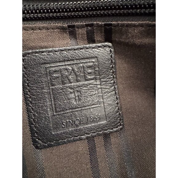 Frye Black Jesse Studded Leather Satchel Style Handbag EUC Clean $568 - Picture 14 of 16